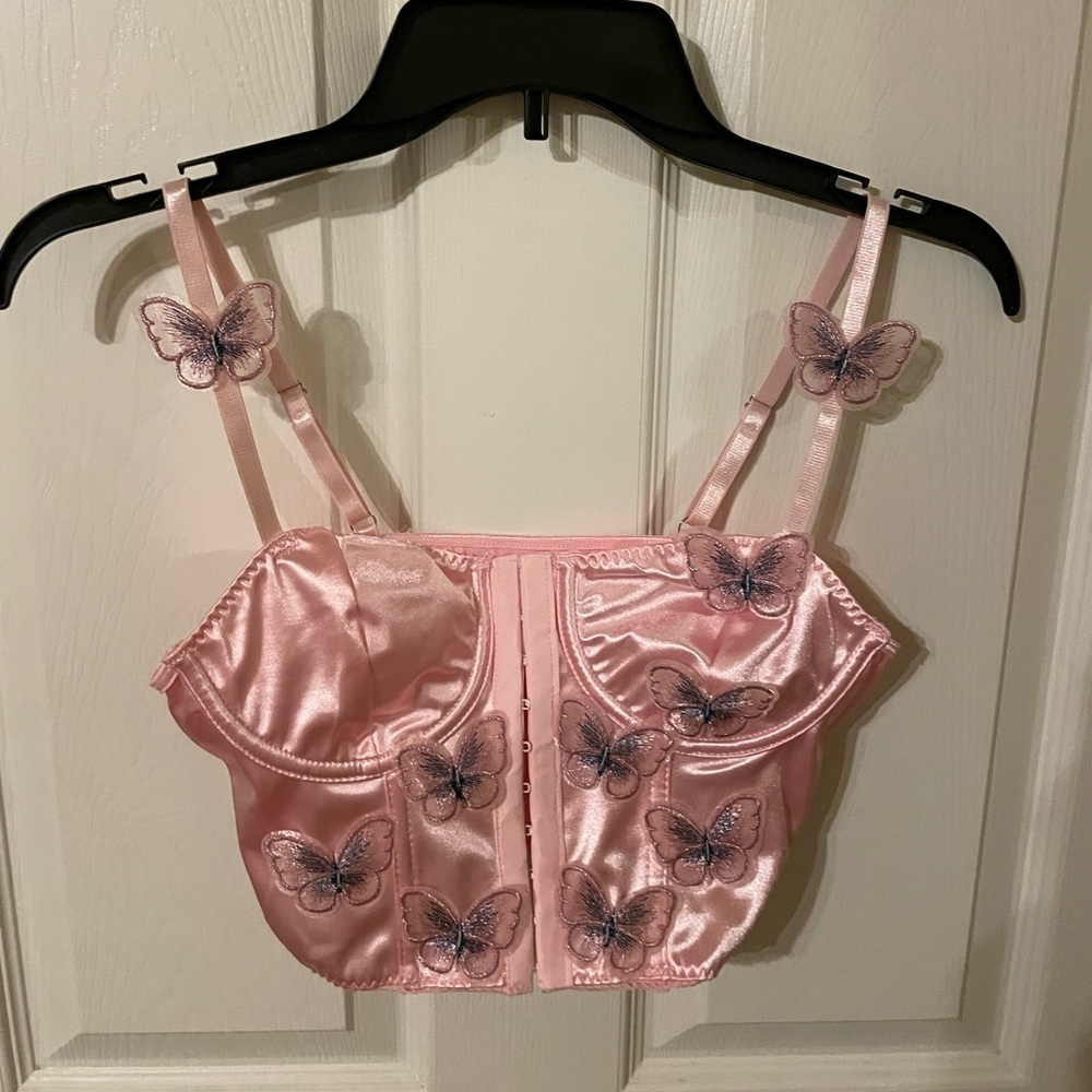 Size Small Pink Corset Bra